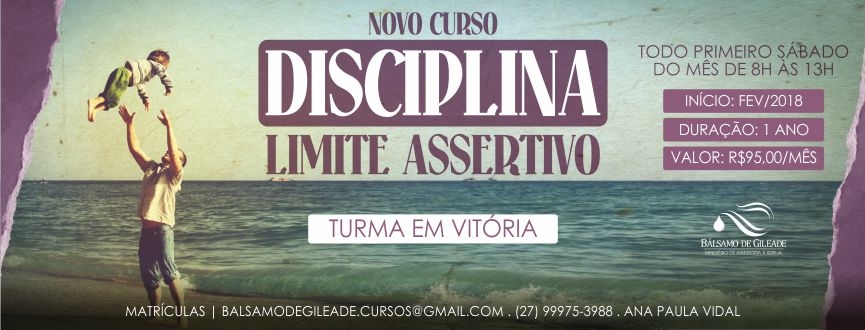 NOVO CURSO DISCIPLINA: LIMITE ASSERTIVO