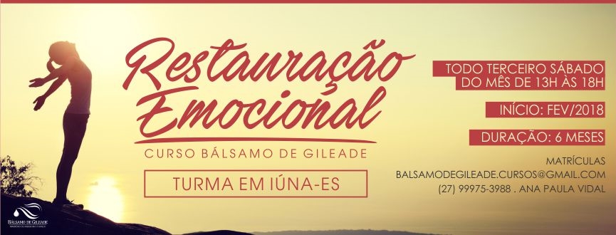 CURSO RESTAURAÇÃO EMOCIONAL EM IÚNA-ES
